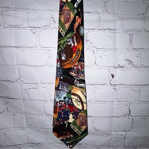 Vintage‎ 1993 Nicole Miller sports themed tie